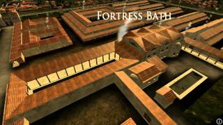 Animation of ancient Roman Fort in Caerleon Wales [upl. by Hersh414]