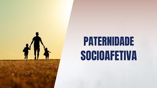 Paternidade socioafetiva [upl. by Akselav]