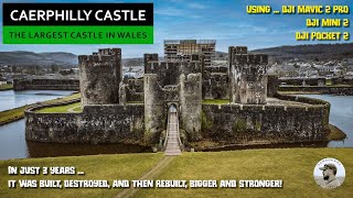 Caerphilly Castle  The Largest in Wales 2nd in Britain [upl. by Linetta]