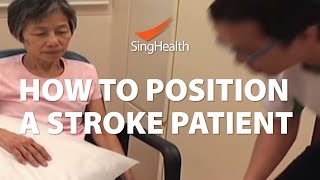 How To Position A Stroke Patient [upl. by Joette560]