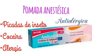 Resenha PomadaAndantol Gel [upl. by Katusha]