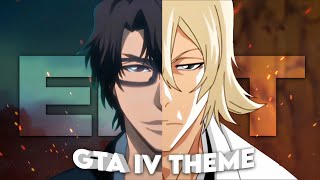 Aizen x Urahara  GTA IV Theme Edit [upl. by Nuahsed175]